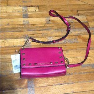 Michael Kors Ruby leather clutch
